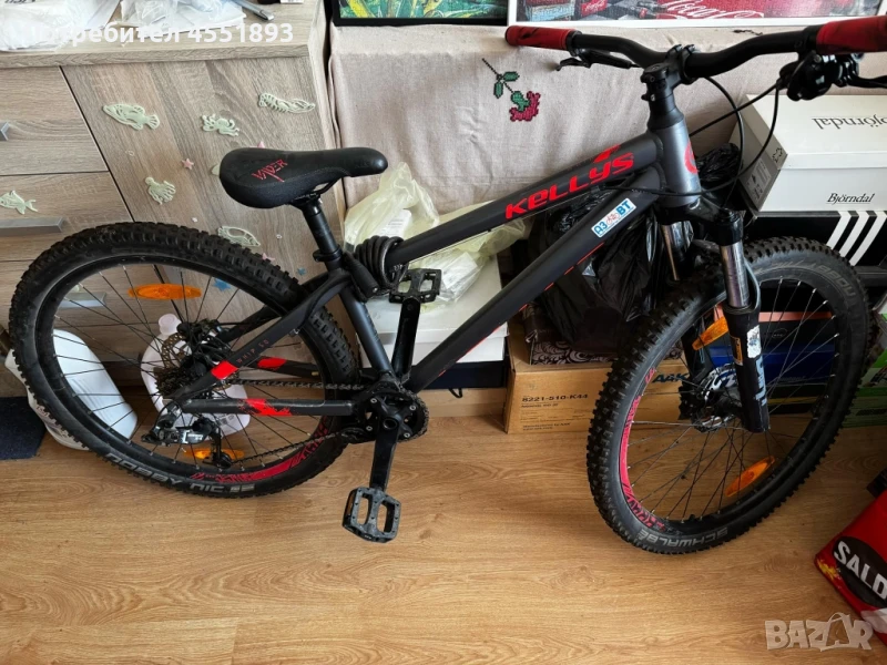 планински велосипед Kellys 18 скорости, снимка 1