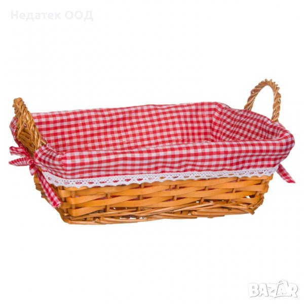 Великденска декорация, Правоъгален панер с подплата, 22x30 см, снимка 1