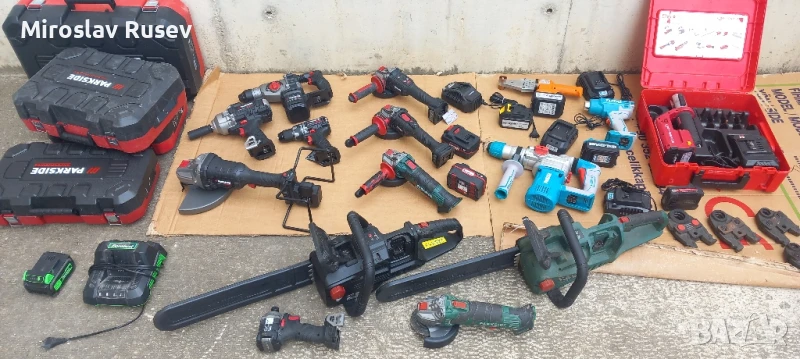 Парксайд Резачка, Винтоверт, Ъглошлайф, Перфоратор, снимка 1