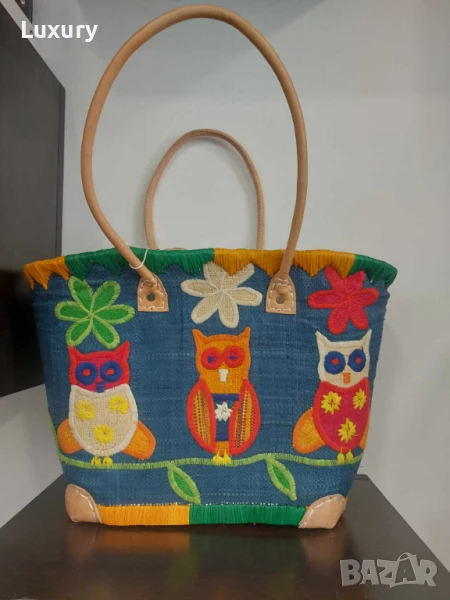 Плажна кошница – естествен стил и лятно вдъхновение Basket3-4, снимка 1