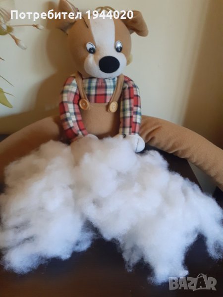 Силиконов пух за пълнеж на играчки и текстил  по 1кг и 2кг, снимка 1