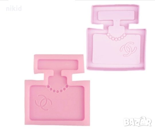 Марков Парфюм силиконов молд форма декорация и украса торта фондан шоколад гипс, снимка 1