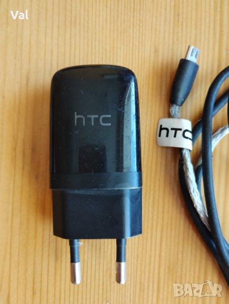Зарядно и кабел за телефон HTC, снимка 1