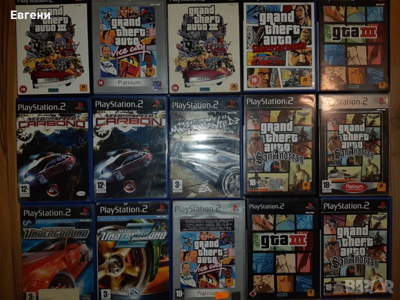 Игри за плейстейшън 2/ Playstation 2 PS 2 GTA, Need for speed, Тествани и работещи, снимка 1