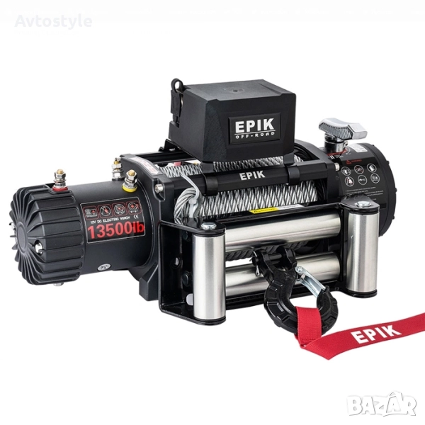 Електрическа лебедка 13500LBS (6124кг), 12V  с дистанционно, снимка 1