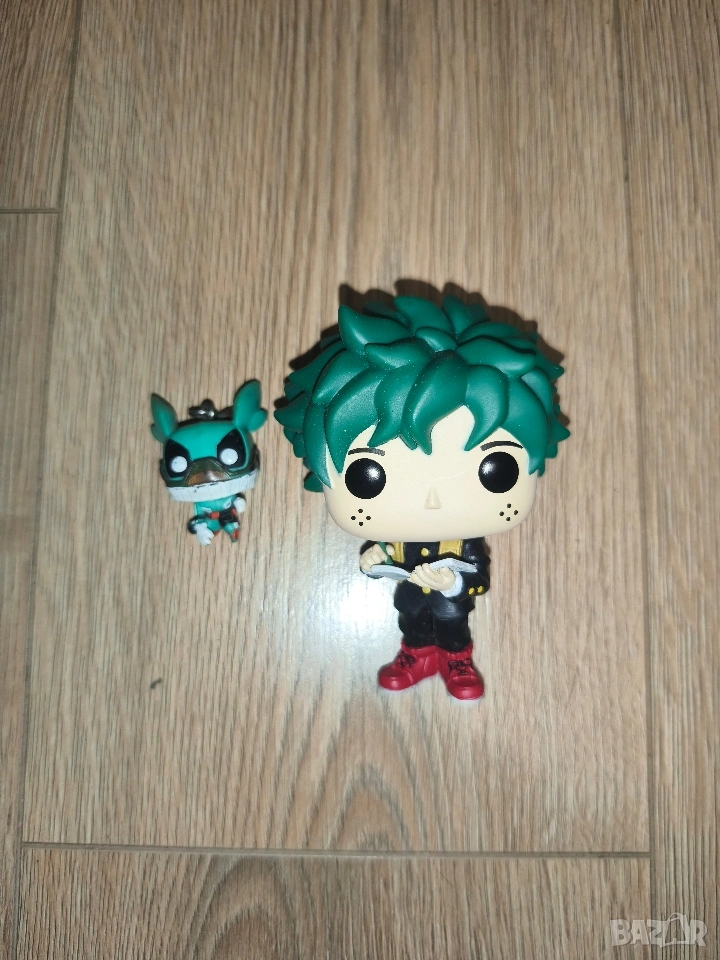 Комплект FunkoPop фигурка и ключодържател Deku от My Hero Academia, снимка 1