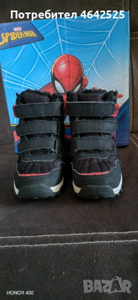 Детски ботушки Спайдърмен-размер 26, снимка 1