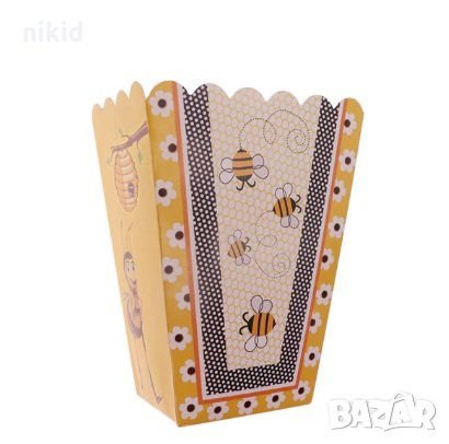 Пчели пчела Парти кутия за дребни лакомства пуканки и др, снимка 1