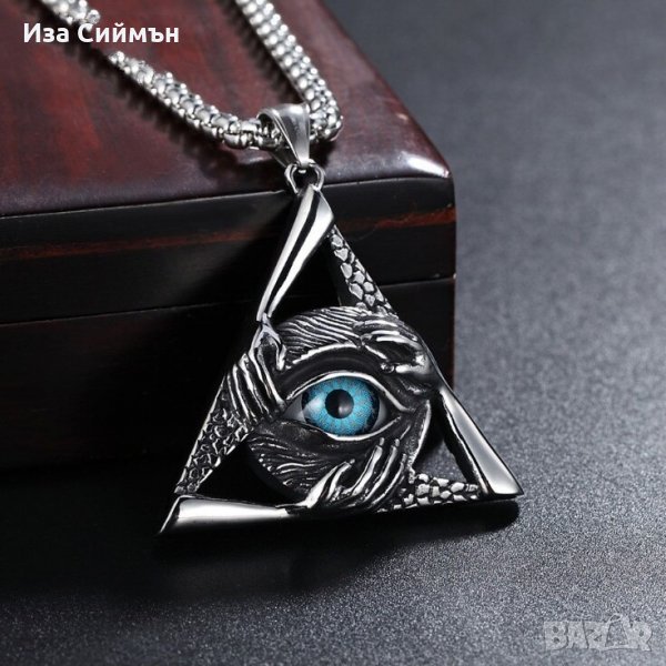 Медальон Всевиждащото око, снимка 1