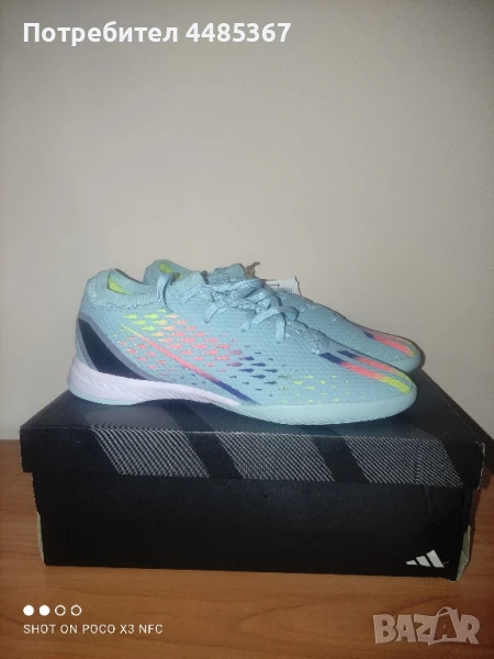 Футболни обувки Adidas за зала, чисто нови с кутия, снимка 1