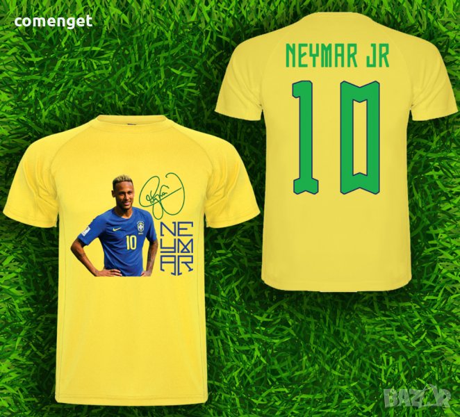 Детски и Мъжки тениски и блузи NEYMAR JR BRAZIL / НЕЙМАР с подпис! Или с ТВОЯ идея!, снимка 1