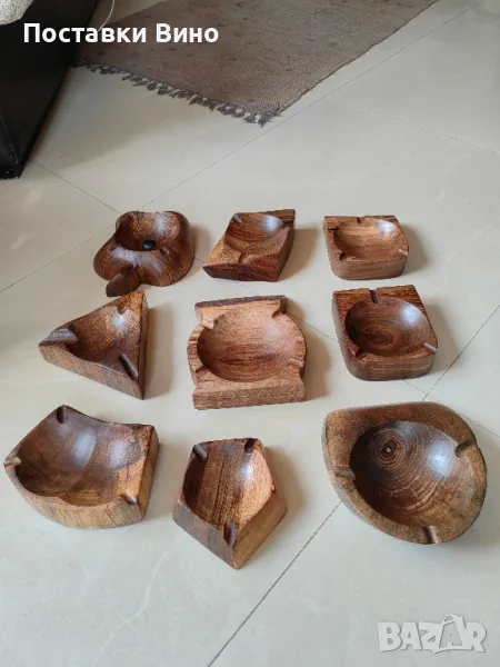 Пепелници от орех , снимка 1