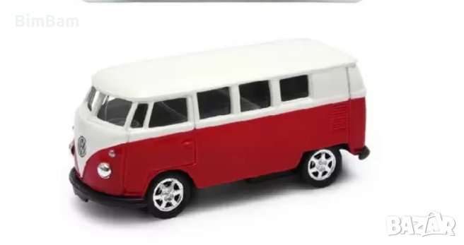 Колекционерски метален бус 1963 Autobus Volkswagen - Series Collection / WELLY, снимка 1