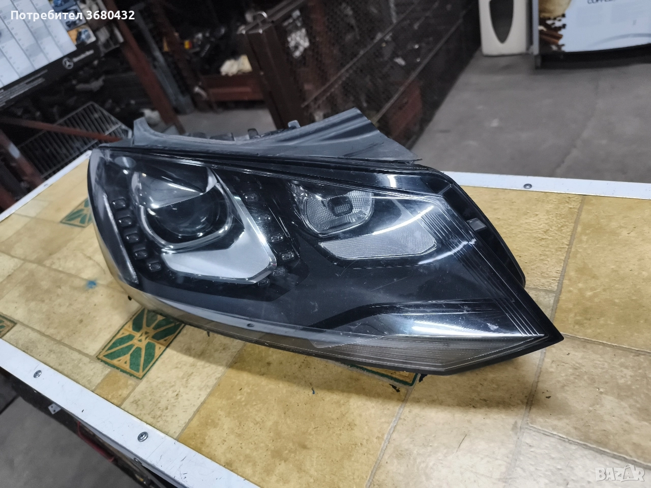 Преден Десен Фар за VW-Touareg., снимка 1