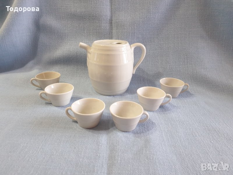 Порцеланов сервиз за греяна ракия , снимка 1