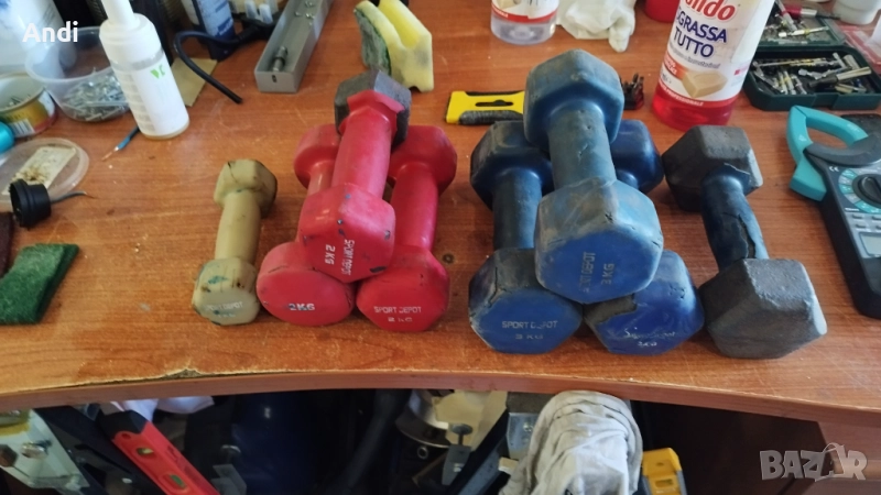 Гирички по 1кг, 2кг, 3кг - фитнес дъмбели, снимка 1