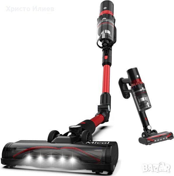 Мощна безжична прахосмукачка с турбо четка Micol mc-021, снимка 1