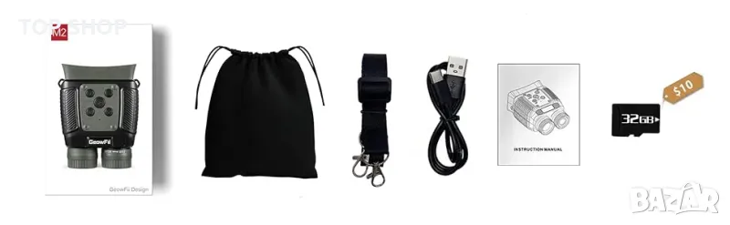 GeowFiiTech M2 Бинокъл за нощно виждане 4K, снимка 1