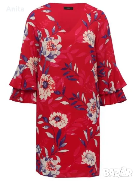 червена рокля за повод М§Со, л/хл, нова, снимка 1