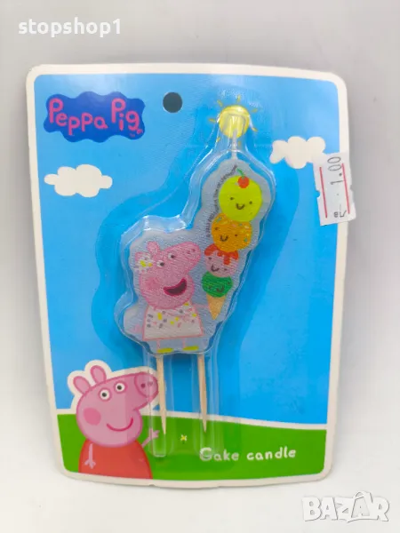 Peppa pig свещ за рожден ден , снимка 1