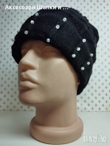 Дамска плетена шапка - мпш37, снимка 1