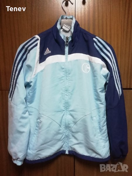 Schalke 04 Adidas оригинално яке горнище Шалке 04 , снимка 1