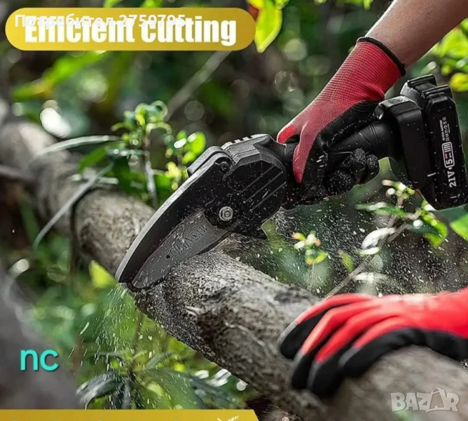 НОВО.АКУМУЛАТОРЕН МИНИ ВЕРИЖЕН ТРИОН 4 ЦОЛА 24 V.ЗА КАСТРЕНЕ ,НА ДЪРВЕТА.И РЯЗАНЕ НА ДЪРВА., снимка 1