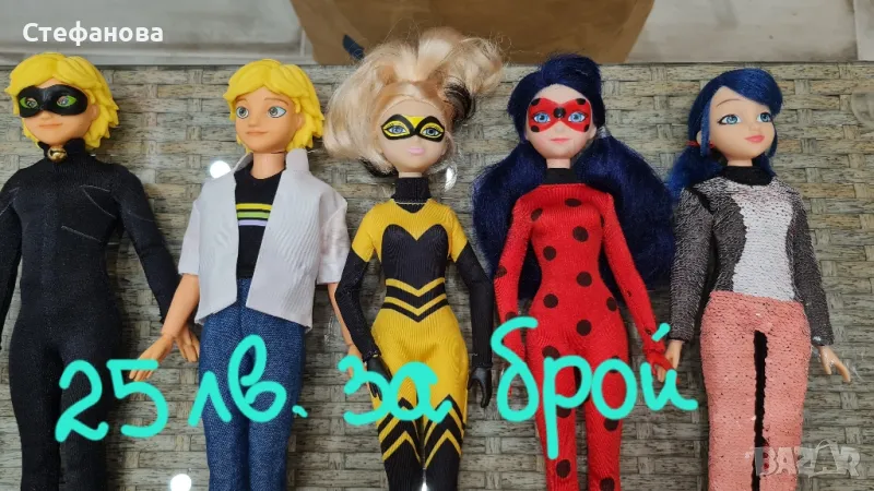 Кукли Miraculous, Калинката и Черния котарак , снимка 1