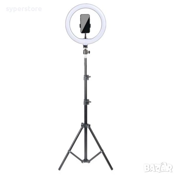 Лед Ring лампа Оригинална 10 инча Digital One SP00783, 26см със стойка трипод до 210см , вградено ди, снимка 1