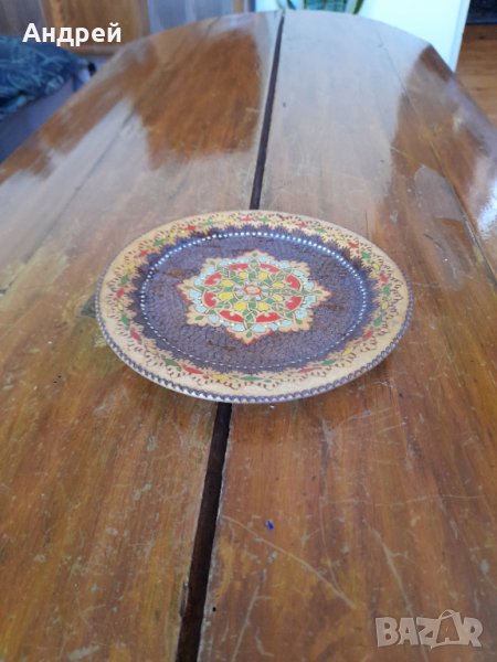Стара дървена чиния #3, снимка 1