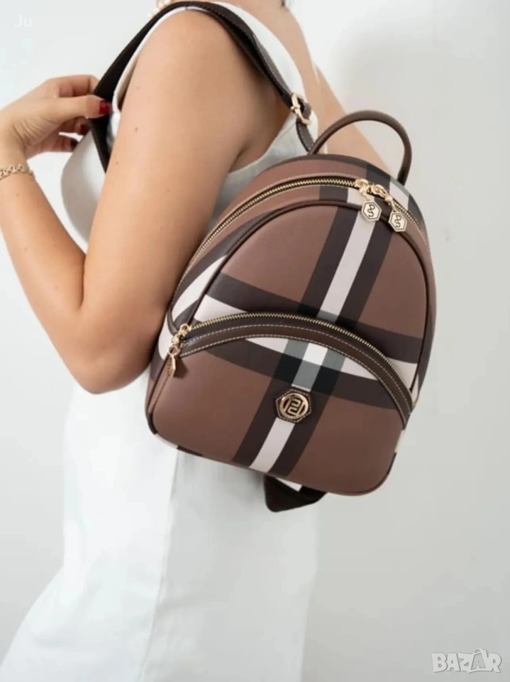 кафява стилна раница SilverPolo Нова с етикет , снимка 1