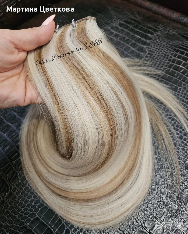 100% Естествена славянска коса + ПОДАРЪК , снимка 1