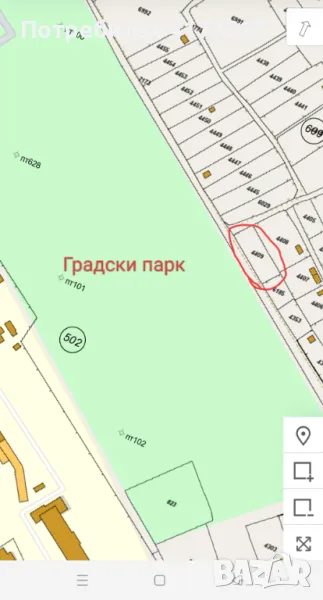 Парцел до Градски парк Разград (Арменски лозя), снимка 1