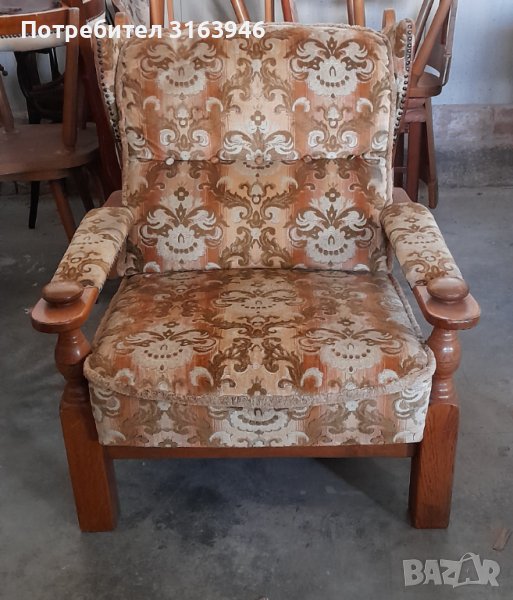 Масивно дървено Кресло,фотьойл , снимка 1