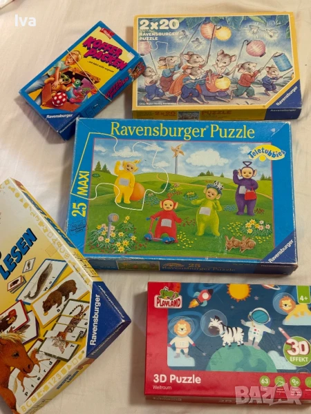 Лот пъзели и игри с карти, снимка 1