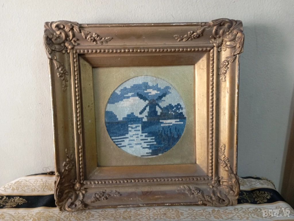 Гоблен в барокова рамка, снимка 1