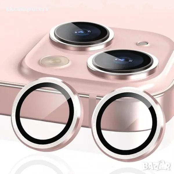 Camera Lens за iPhone 14 / 14 Plus / Розов / Баркод : 2403741, снимка 1