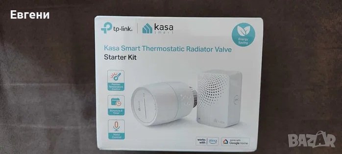 Смарт-винтил за радиатор TP-Link Smart Radiator Valve Kasa KE100 KIT, снимка 1