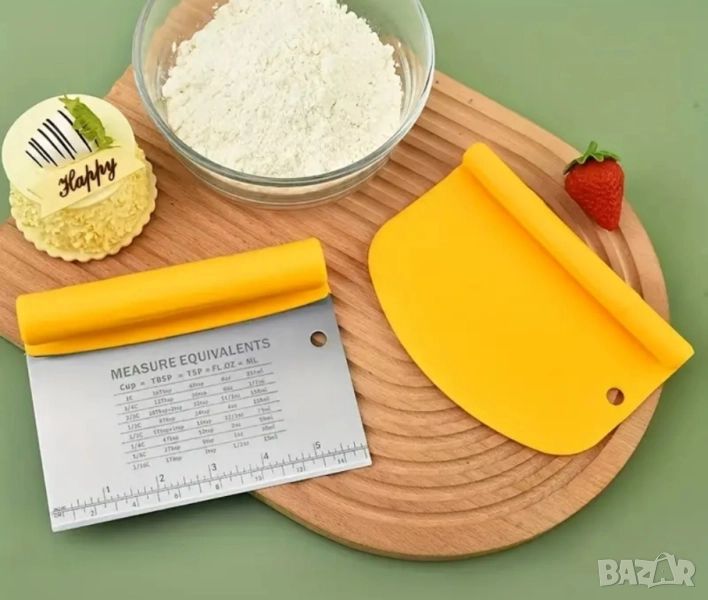 Комбиниран нож 2 в 1 за рязане на тесто , снимка 1