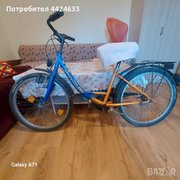 Запазено юношенско колело.Втора употреба.Гумите са сменени.Чисто нови., снимка 1