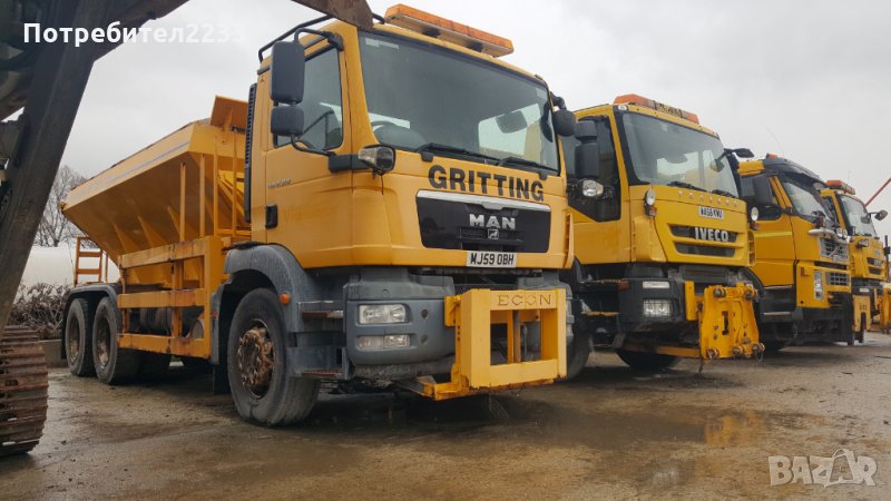 Снегорини 4 бр. - 6х4 МАН / ВОЛВО / ИВЕКО / 2008г. - 2010г., снимка 1