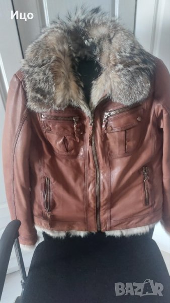 Яке естествена кожа - вълчи пух, снимка 1