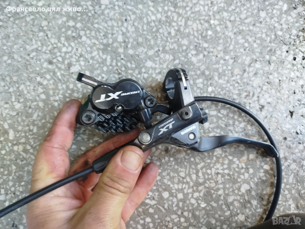 Предна четери брутална спирачка за велосипед колело Shimano deore xt bl t 8000, br m 8020 , снимка 1