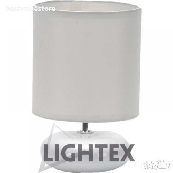 Настолна Лампа Е14 Бяла Lightex, снимка 1
