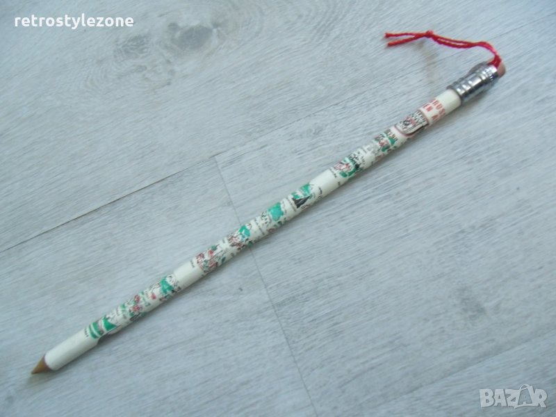 № 3767 стар голям австрийски молив  - дължина 38 см , диаметър 1,5 см , снимка 1