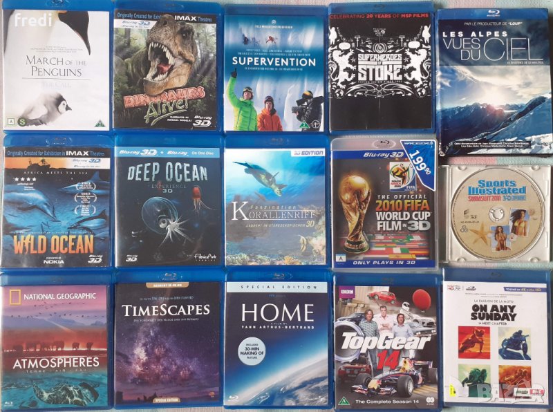 Blu-ray & 3D филми без бг субтитри - Music,Sport,Documentary, снимка 1