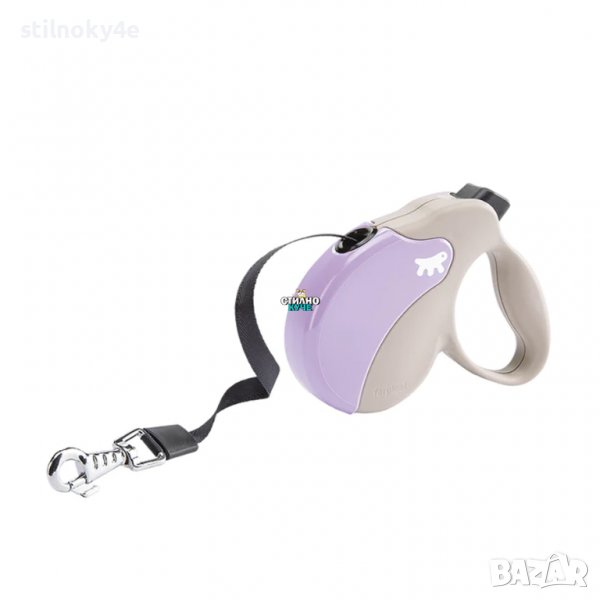 Автоматичен повод за куче с лента Кучешки автоматичен повод на лента Автоматични кучешки поводи, снимка 1