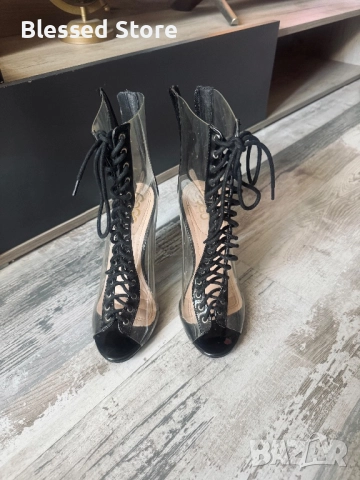 Прозрачни боти , снимка 3 - Дамски боти - 52907449