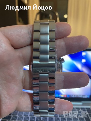 Мъжки часовник Panzera Aquamarine 45D Pro Diver НОВ - 1795.00 лв., снимка 5 - Мъжки - 43213178