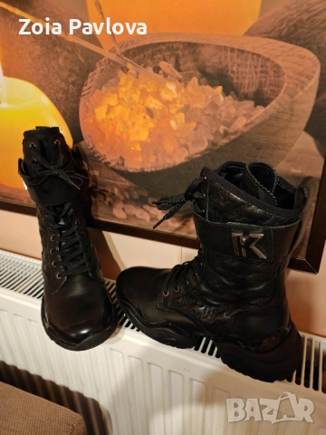 дамски боти Karl Lagerfeld , снимка 4 - Дамски ежедневни обувки - 52306035